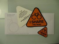 i share the road sticker